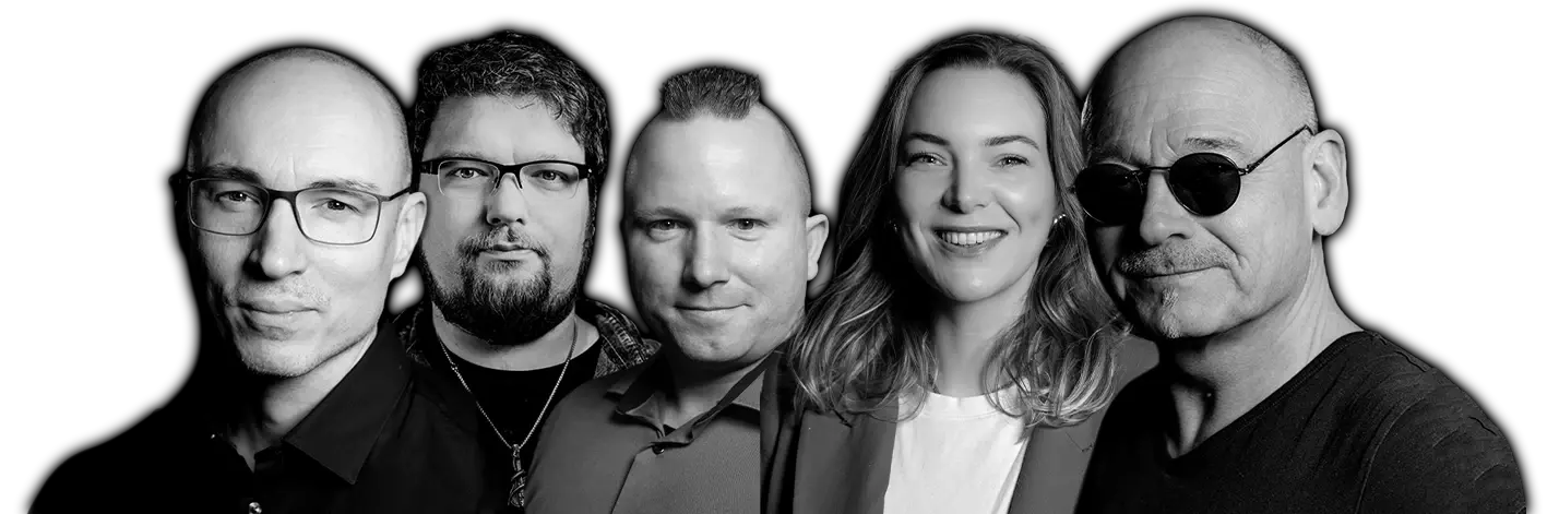 Butta bei de Fische - The Band posing